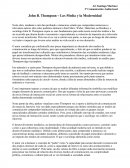 Thompson - La Media y la Modernidad - Comentario (Gallego)