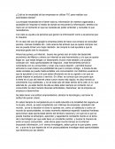 Cuál es la necesidad de las empresas en utilizar TIC para realizar sus actividades diarias?