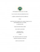INFLUENCIA DEL CREDITO DE LA BANCA PUBLICA EN LA SOSTENIBILIDAD DE LAS PYMES