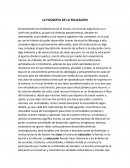 RESUMEN ACERCA DE LA LA FILOSOFIA DE LA EDUCACION