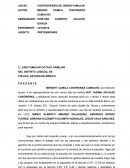 CONTROVERSIA DE ORDEN FAMILIAR