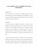 Estadística y su desarrollo LA ESTADISTICA EN LA PERSPECTIVA DE SU DESAROLLO