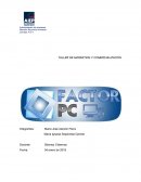 COMO SE DA EL TALLER DE MARKETING Y COMERCIALIZACIÓN