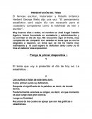 Ensayo sobre Trabajo de estadística