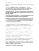 Ideas principales y sus avances