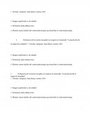 Mínimo cuatro detalles del contexto/personajes que describan el contexto/personaje.