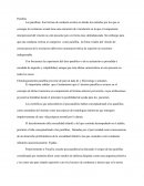 Las parafinas. Son formas de conducta exótica