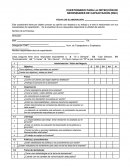 CUESTIONARIO PARA LA DETECCIÓN DE NECESIDADES DE CAPACITACIÓN (DNC)