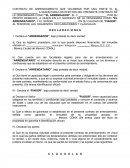 Bajo protesta de decir verdad:Contrato arrendamiento