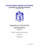 Proyecto higiene en preescolar Diagnóstico e Intervención Socioeducativa