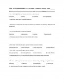 Un Examen bimestral telesecundaria