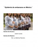 Epidemia de embarazos en Mexico