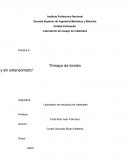 Ensayo de torsión con y sin extensómetro