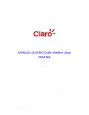 MANUAL USUARIO Cable Módem Ubee DDW262