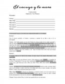 Esta el cocuyo acostado, se levanta y comienza a caminar de un lado a otro, se le ve preocupado.