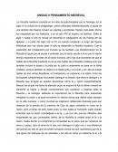 UNIDAD II PENSAMIENTO MEDIEVAL