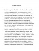Tarea de Redacción