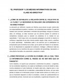 EL PROFESOR Y LOS MEDIOS INFORMATIVOS EN UNA CLASE NO-DIRECTIVA