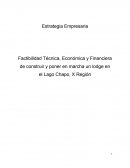 Factibilidad Técnica, Económica y Financiera de un Lodge