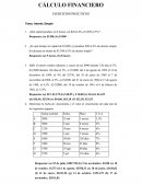 CÁLCULO FINANCIERO EJERCICIOS PRÁCTICOS