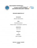 TRONCO COMÚN / CONOCIMIENTO CIENTÍFICO