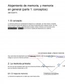 Un gran Alojamiento de memoria en sistemas operativos