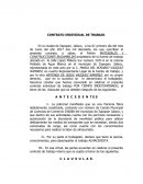 CONTRATO INDIVIDUAL DE TRABAJO.