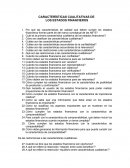 Informatica Por qué las características de calidad que deben cumplir los estados financieros forman parte de del marco conceptual de las NIF’S?