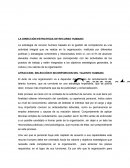 Competencias para la Gestión Recursos Humanos