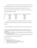 FORO PROYECTO COSTO VALOR PRESENTE NETO DESVIACIÓN ESTÁNDAR