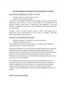 Los siete saberes necesarios para la eduaccón a futuro