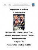 Reporte de la película El experimento
