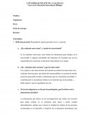 ¿Ha realizado entrevistas? ¿A quién ha entrevistado?