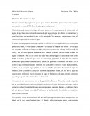 Reflexión del consumo de Agua