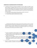 PROBLEMAS DE ADMINISTRACIÓN DE RESTRICCIONES