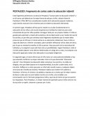 Fragmento de cartas sobre la educación infantil