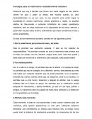 Matrimonios duraderos, Parte de mi libro