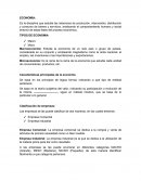 ECONOMÍA. TIPOS DE ECONOMIA