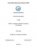 La Educación a Distancia: Conceptos y Características