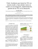 Ensayo Educacion y TI Ecuador