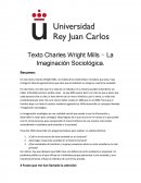 Texto Charles Wright Mills – La Imaginación Sociológica