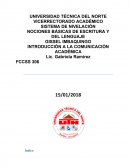 INTRODUCCIÓN A LA COMUNICACIÓN ACADÉMICA