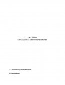 SISTEMA DE ARRASTRE- Conclusiones y recomendaciones.