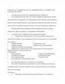 CAPITULO No. 1 INTRODUCCCION A LA ADMINISTRACION Y LA GERENCIA DE LAS ORGANIZACIONES
