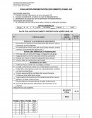 Pauta de evaluación técnica