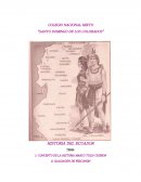HISTORIA DEL ECUADOR. CONCEPTO DE HISTORIA MARCO TULIO CICERON