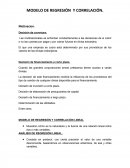 MODELO DE REGRESIÓN Y CORRELACIÓN