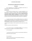 Instrucciones para la elaboración de la monografía