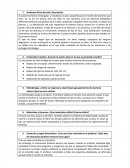 Ambiente físico del aula. Descripción