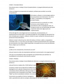¿Cómo se integran los componentes de hardware y software para constituir una red de computadoras?. Página 1